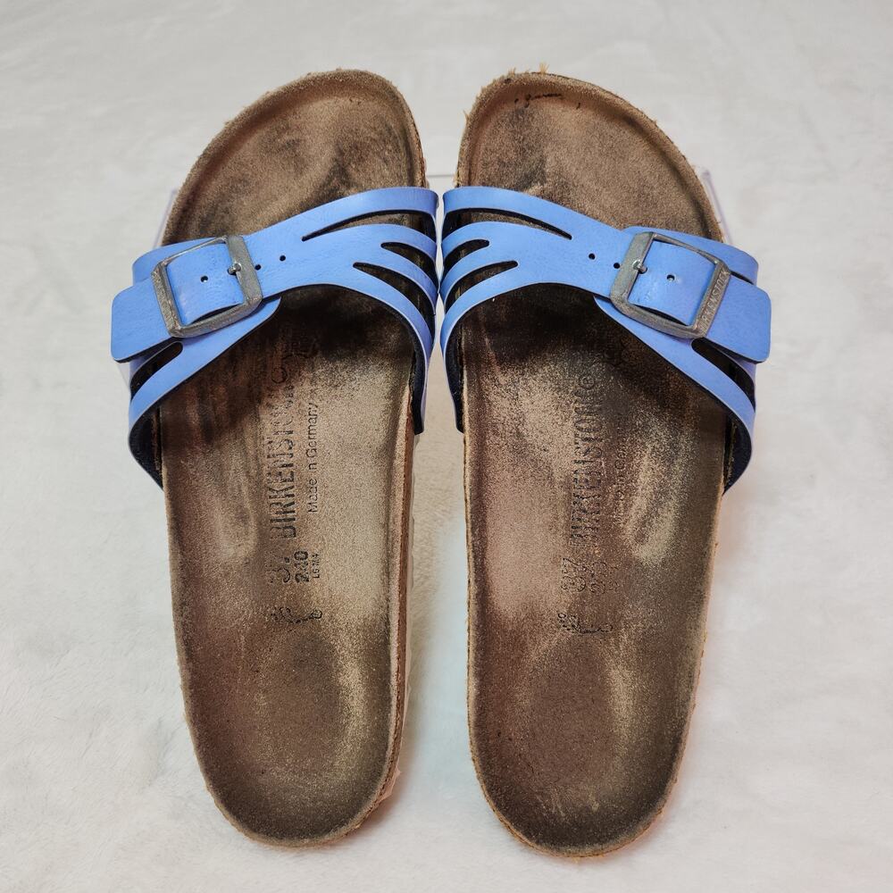 Birkenstock Grenada Blue Periwinkle Sandals Womens 37 6 6.5 Narrow Coastal
